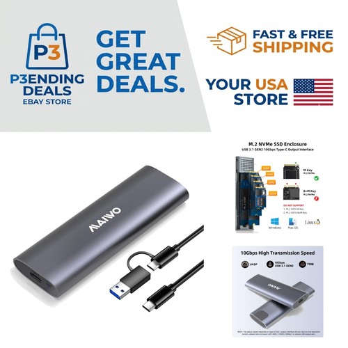 Usb tool free adapter case - usb, 3.1