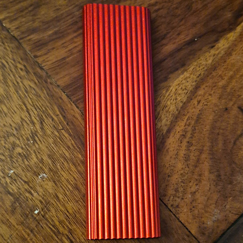 Red aluminum usb 2 ssd - red, m.2