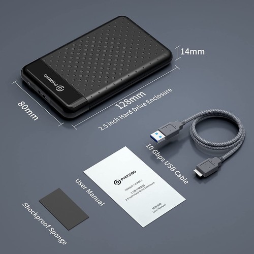 Phixero sata usb 3 - 2.5",