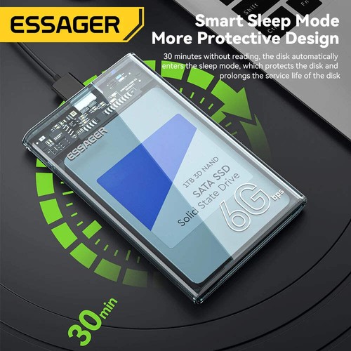 Essager inch sata box usb - 2.5,