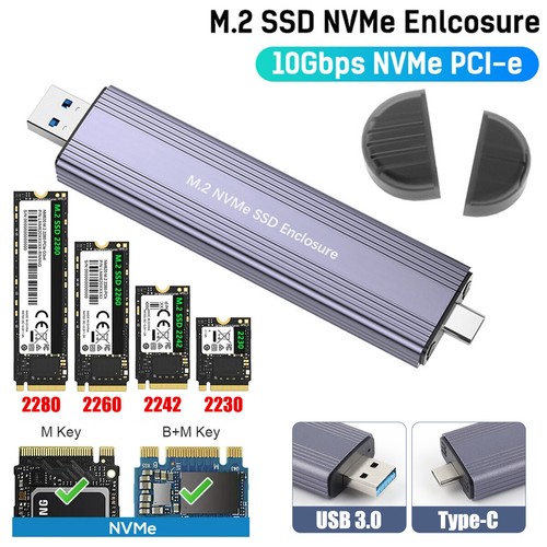 Nvme ssd usb 1 type - usb, 3.1